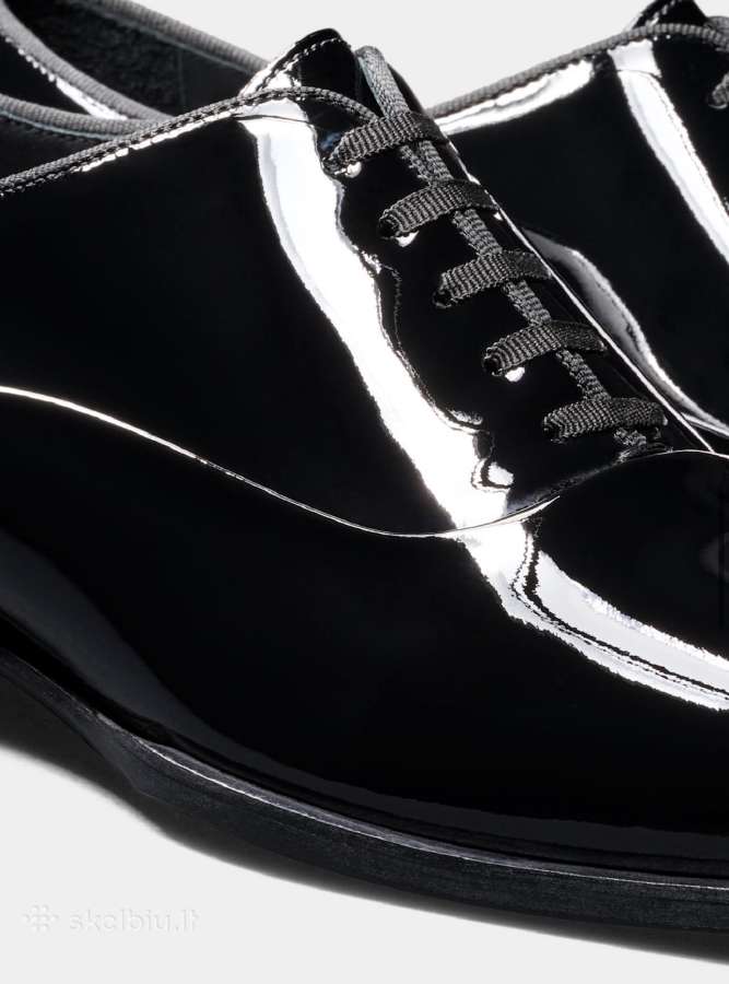 Black Tuxedo Oxford prabangūs klasikiniai batai. - nuotraukos Nr. 4