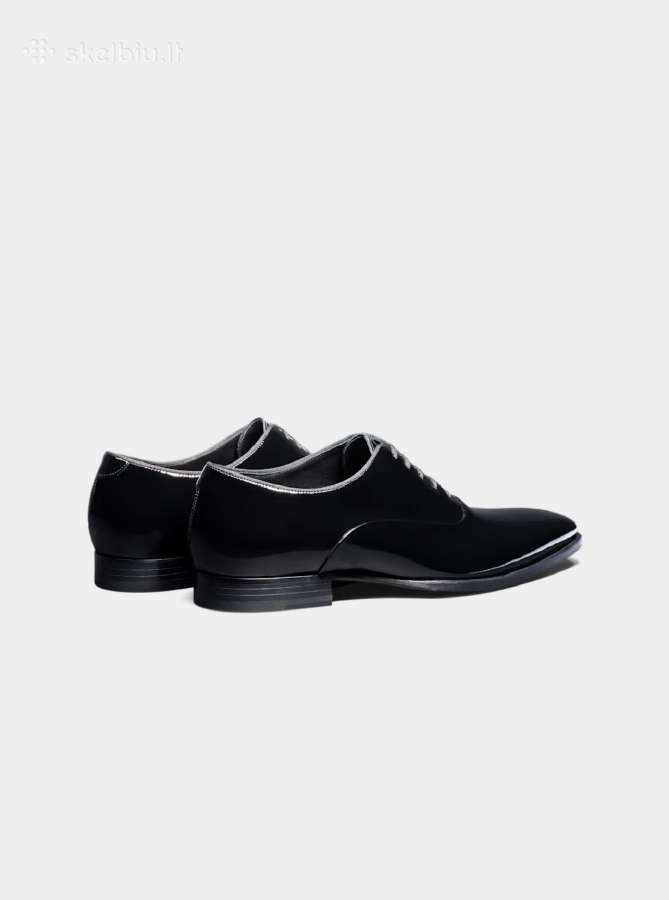 Black Tuxedo Oxford prabangūs klasikiniai batai. - nuotraukos Nr. 2
