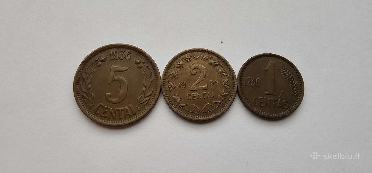 Lietuvos tarpukario 1936 125 centai