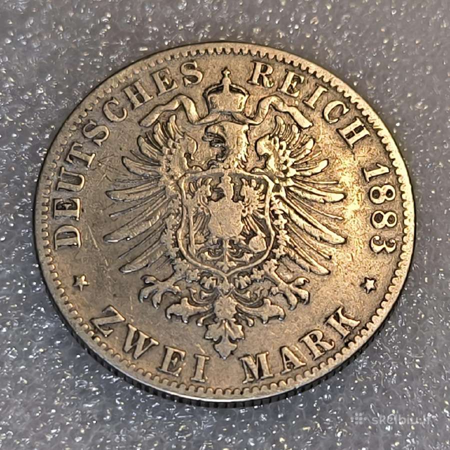 2 markės 1883m.