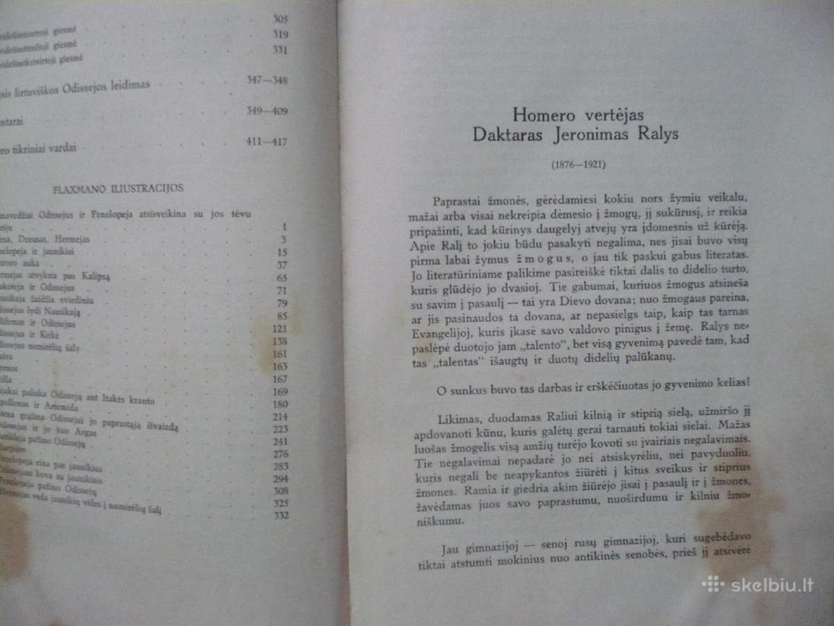 J. Ralys - Homero odisėja , antras leidimas - nuotraukos Nr. 5