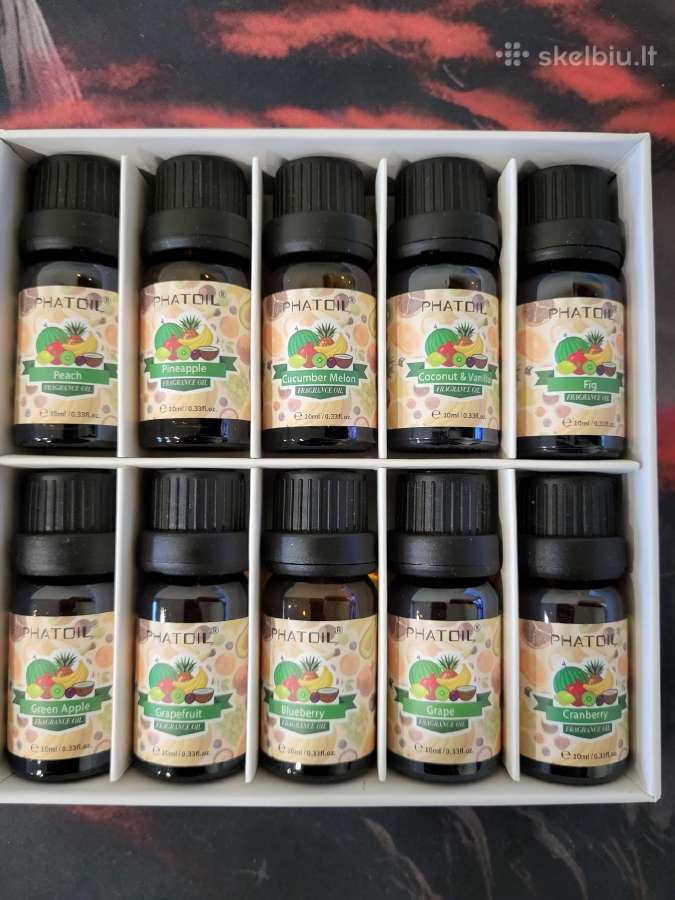 Parduodu 10-ies skirtingų aromatinių alieju