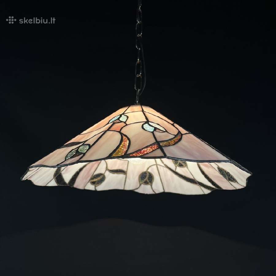 Pakabinamas tiffany stiliaus šviestuvas - nuotraukos Nr. 7