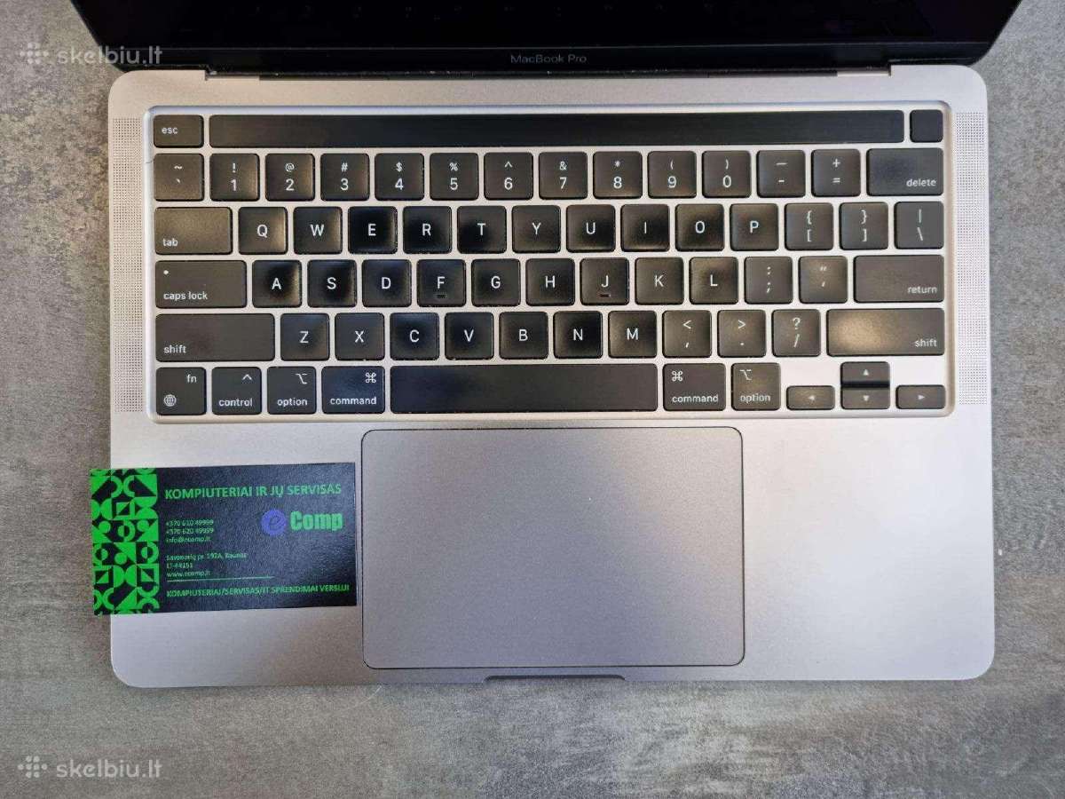 Apple MacBook Pro(2020) M1/8/256/13retina/OS - nuotraukos Nr. 3
