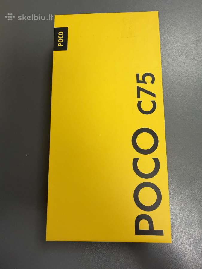 Poco C75 6/128gb Naujas! Garantija!