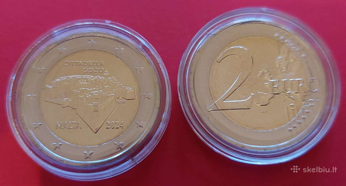2024m.2 € Cittadella Gozo tvirtovė unc