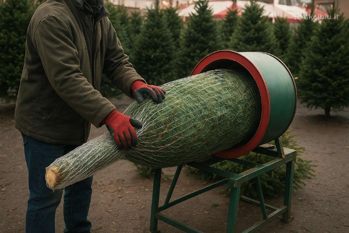Eglučių pakavimo tinklas 45cm - nuotraukos Nr. 5
