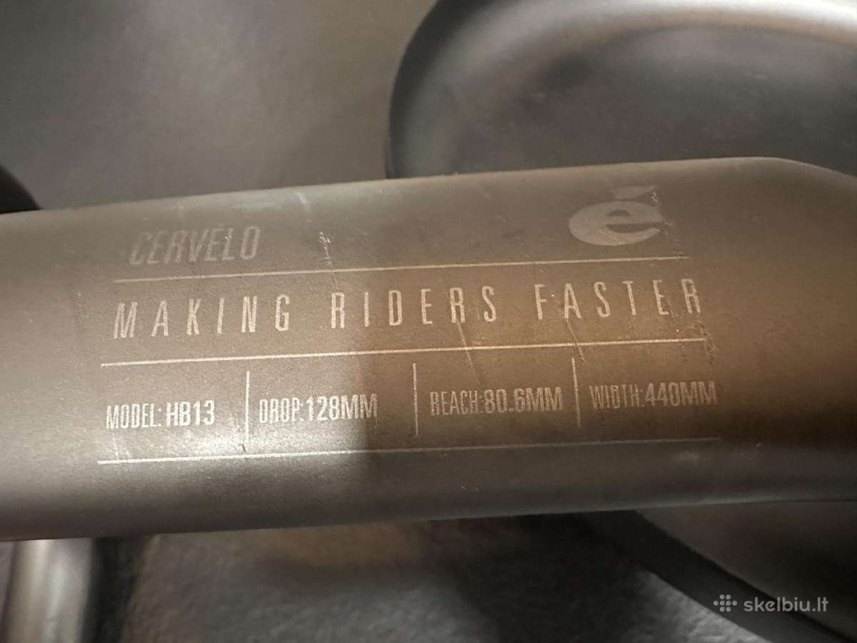Cervelo Hb13 Carbon dviračio vairas 440 - nuotraukos Nr. 6