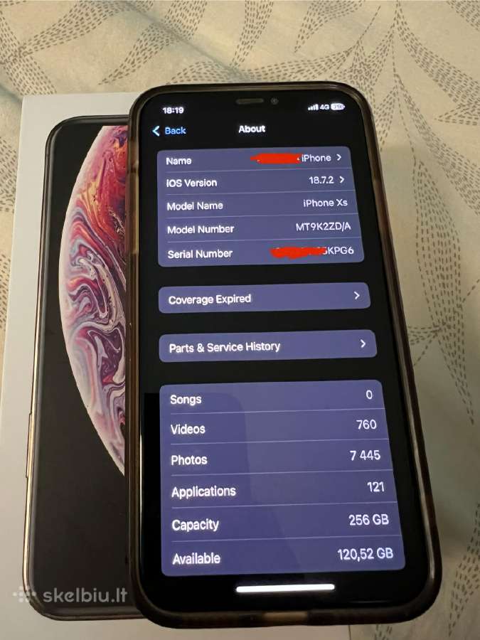 iPhone XS 256gb - nuotraukos Nr. 10