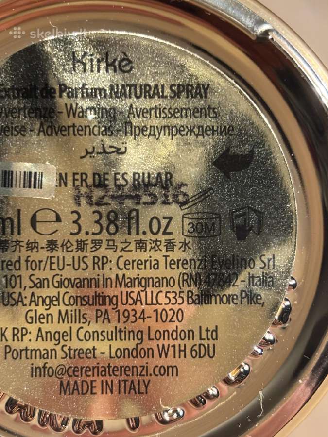Kirke Tiziana Terenzi Extrait de Parfum Kirke liku - nuotraukos Nr. 5