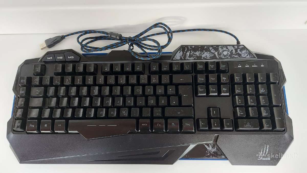 ,Hama" gaming klaviatūra su vokišku šriftu - nuotraukos Nr. 3