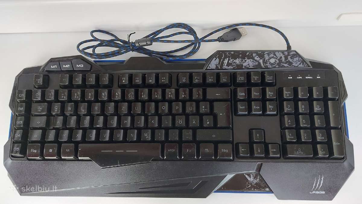 ,Hama" gaming klaviatūra su vokišku šriftu - nuotraukos Nr. 7