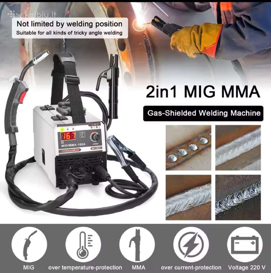 Mig/mma 2in1 Igbt inverterinis suvirinimo aparatas - nuotraukos Nr. 2
