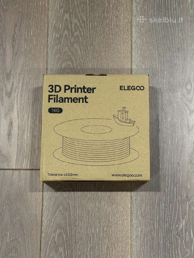 3D spausdinimo plastikas Elegoo 1kg baltos spalvos