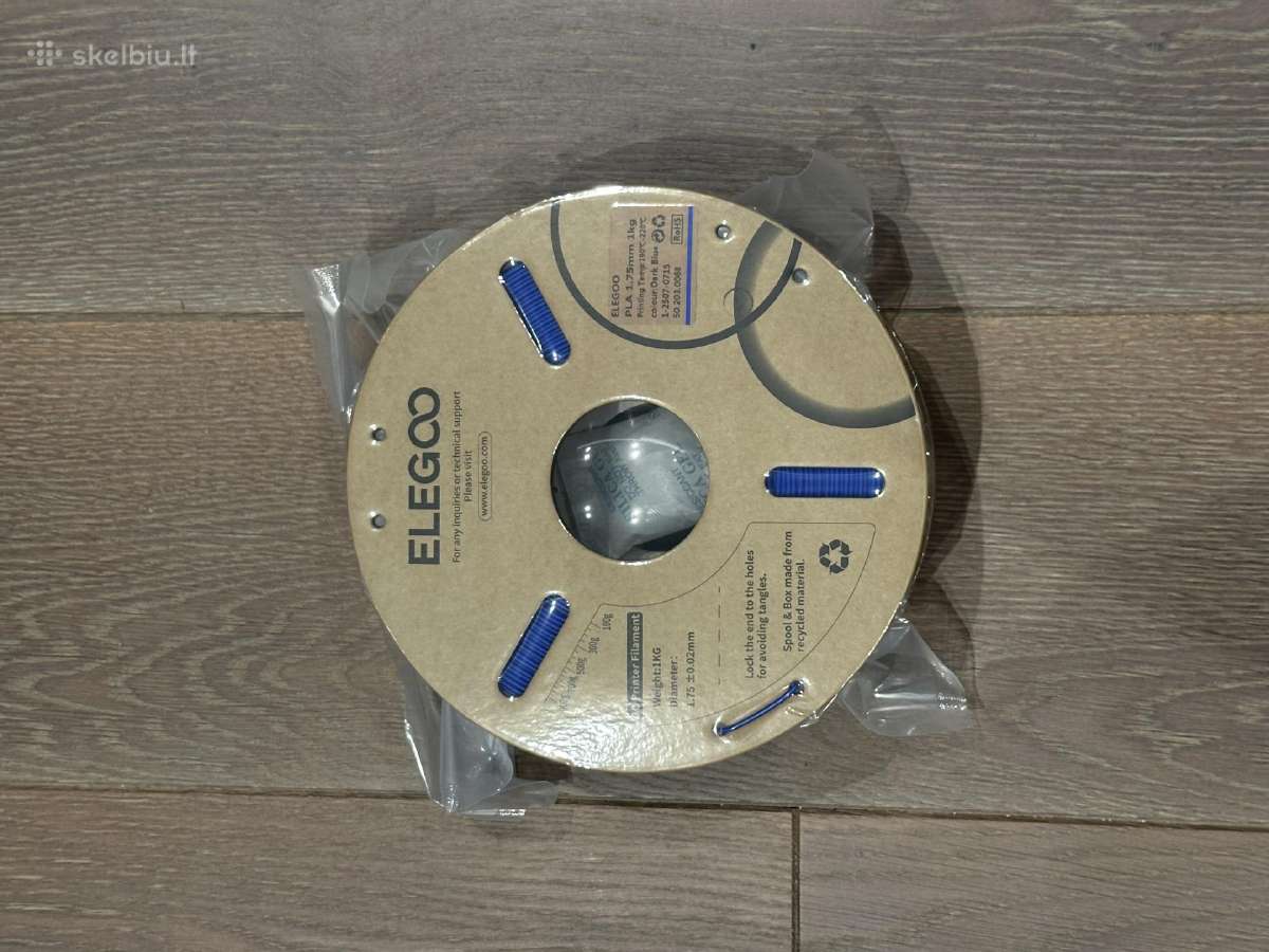3D spausdinimo plastikas Elegoo 1kg tamsiai mėlyna - nuotraukos Nr. 2
