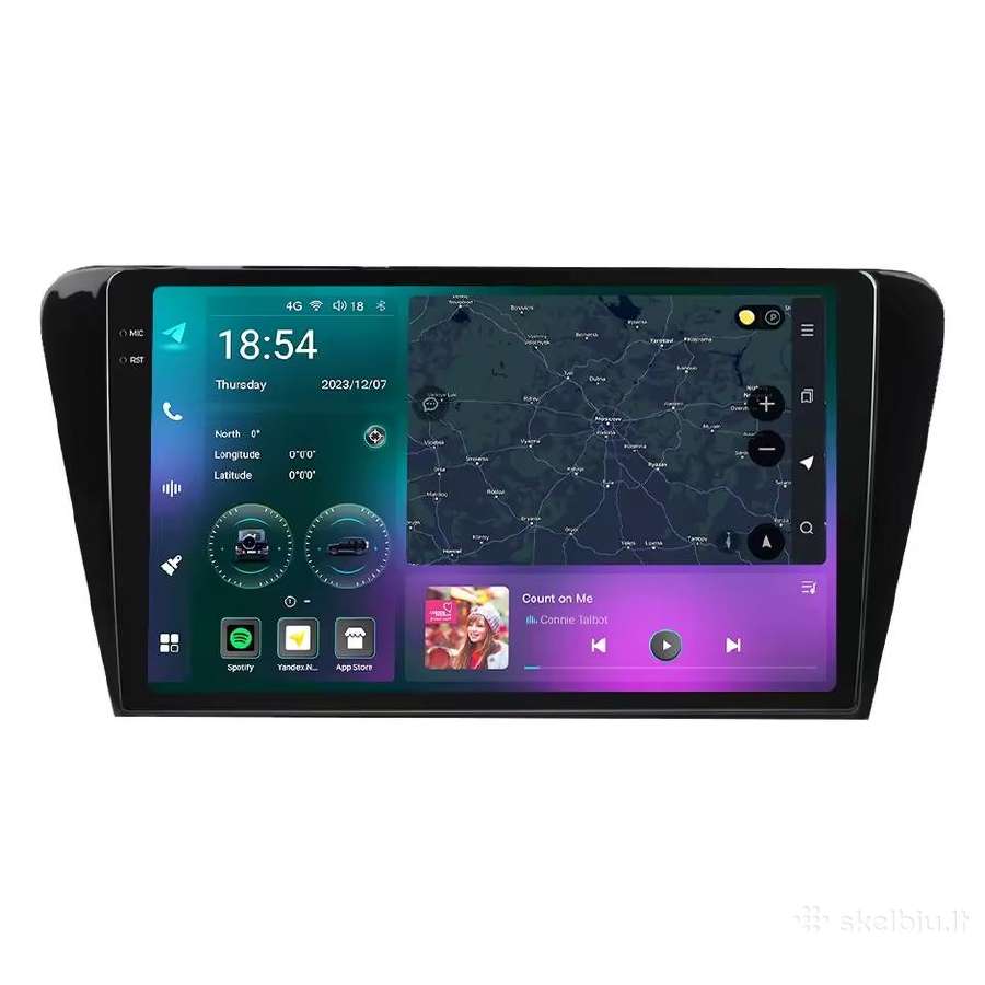 Skoda Octavia 2008 - 2018 android multimedija - nuotraukos Nr. 3