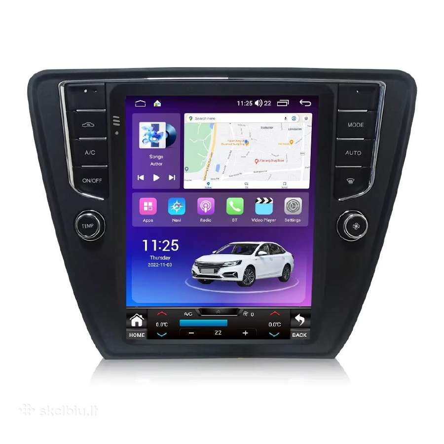 Skoda Octavia 2008 - 2018 android multimedija - nuotraukos Nr. 6
