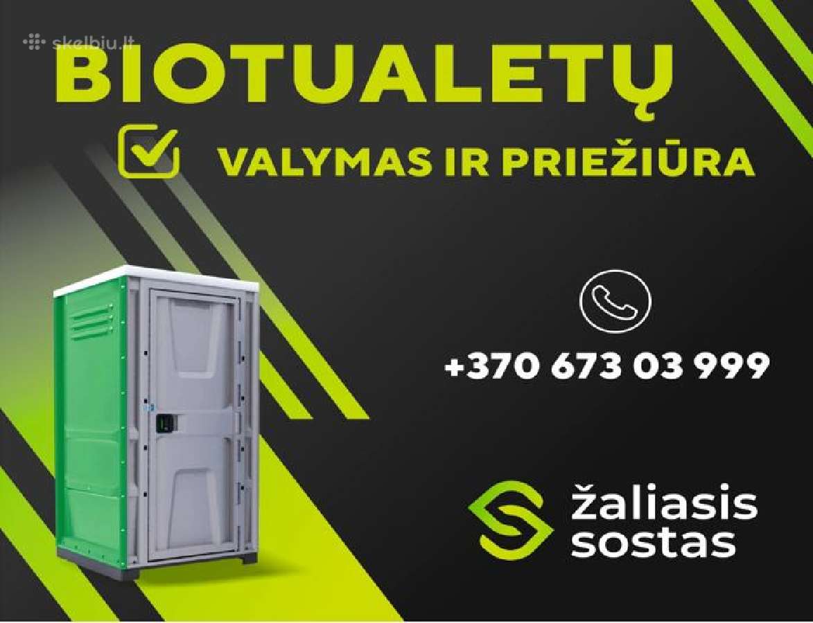 Biotualetai valymas, nuoma, priežiūra - nuotraukos Nr. 2