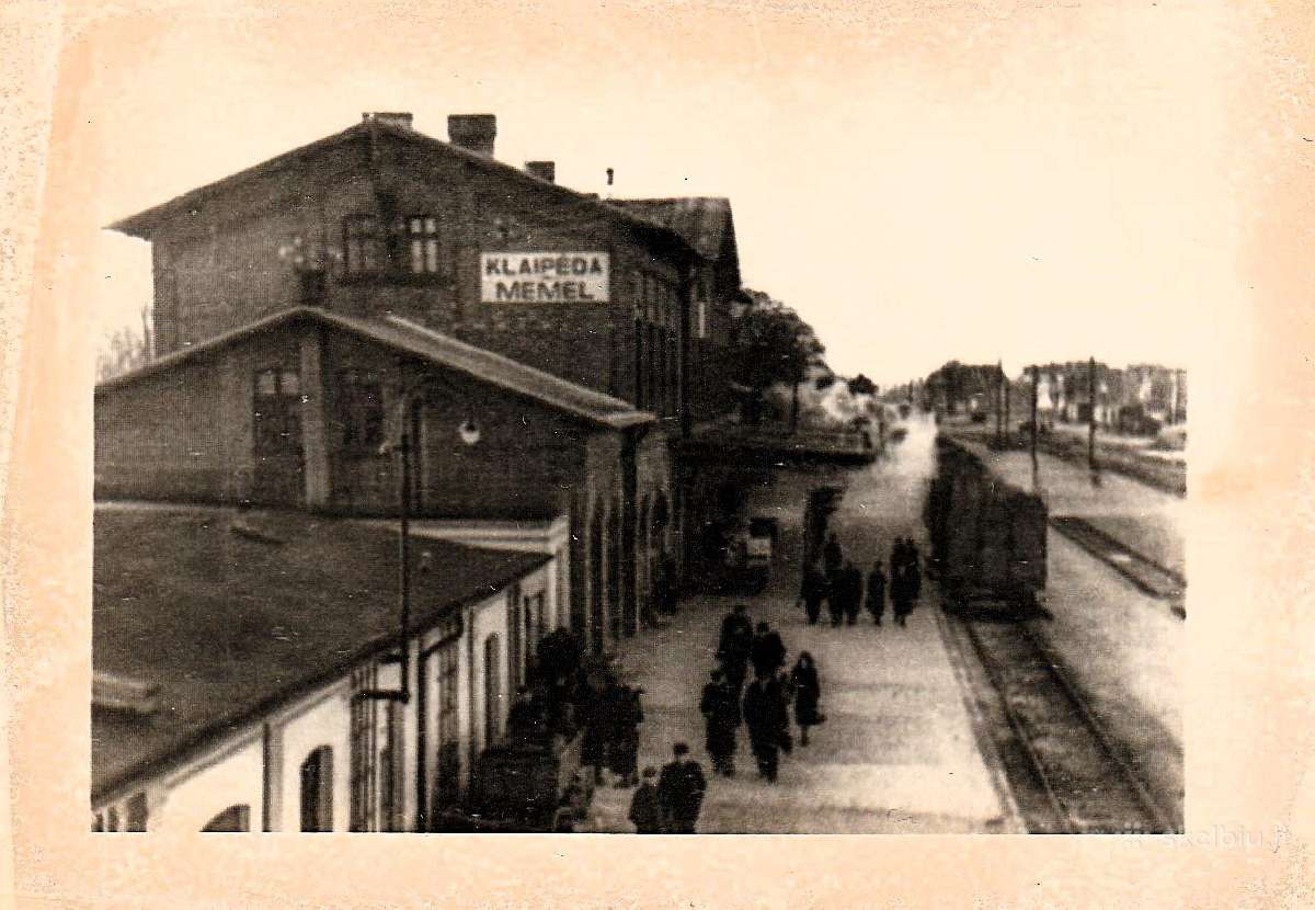 Sena istorinė nuotrauka iš Memel (Klaipėda)