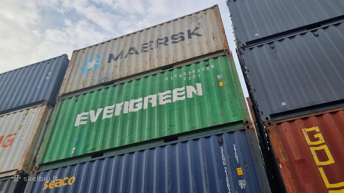 20 ir 40 pėdų gero stovio konteineriai - nuotraukos Nr. 3