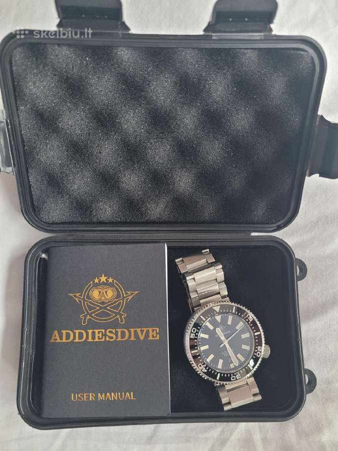 Laikrodis ,Addiesdive" automatic 1000 m. - nuotraukos Nr. 10