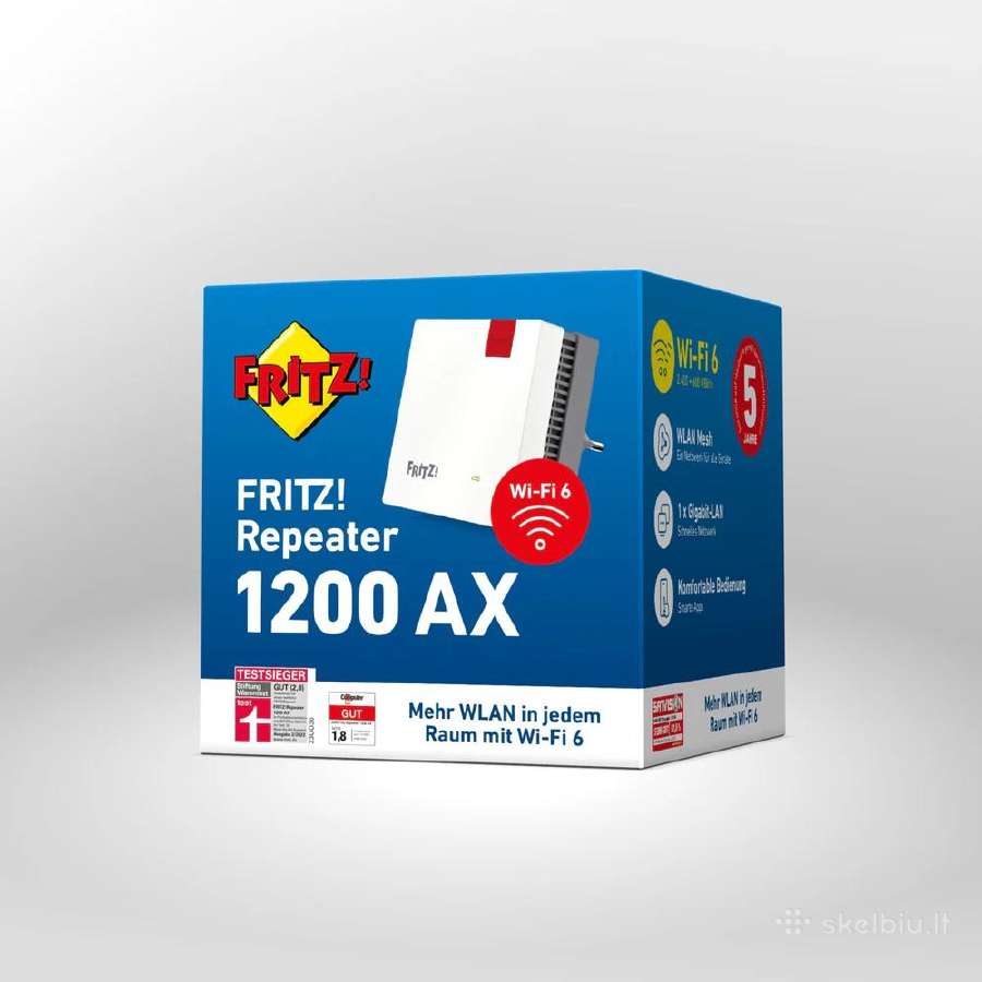 Fritz!repeater 1200 Ax – Premium Wi-fi 6