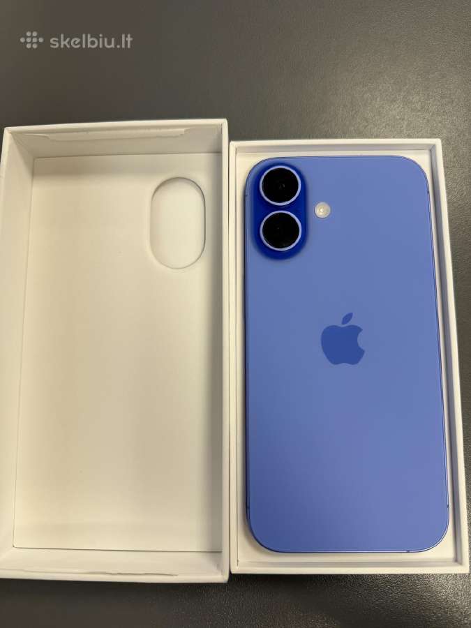 iPhone 16 128gb Naujas ,100 % baterija