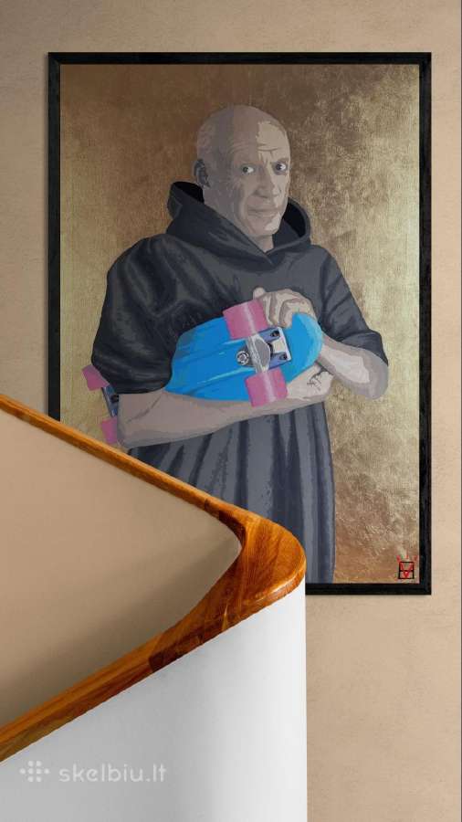 Popart Paveikslas Picasso *Skateboard* - nuotraukos Nr. 4