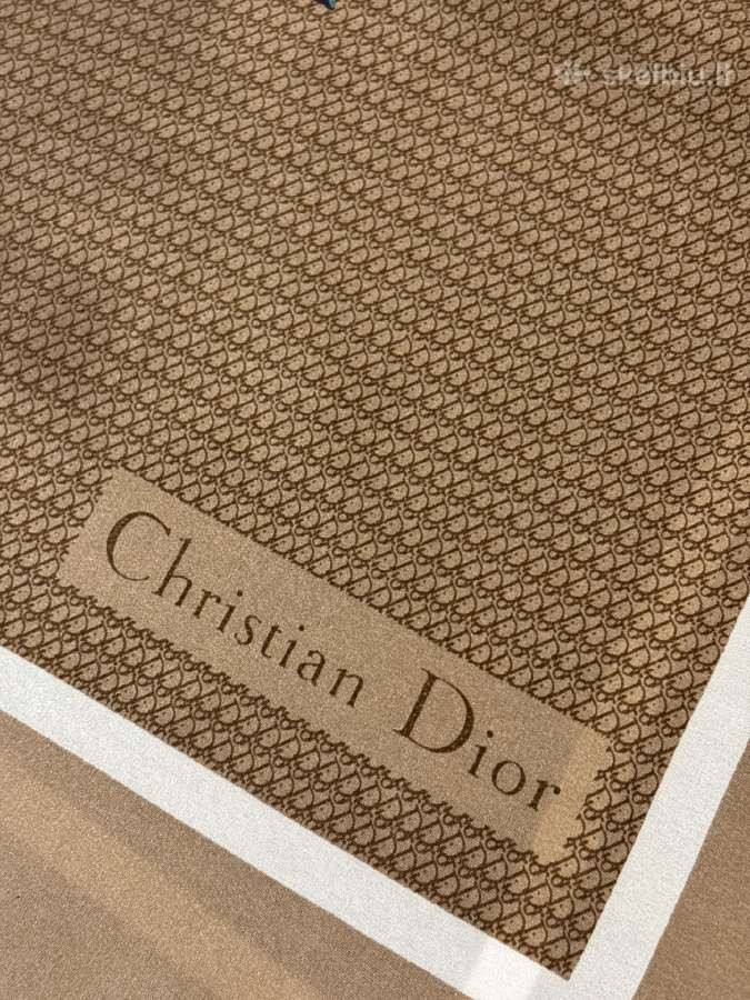Christian Dior natūralaus šilko skara - nuotraukos Nr. 4