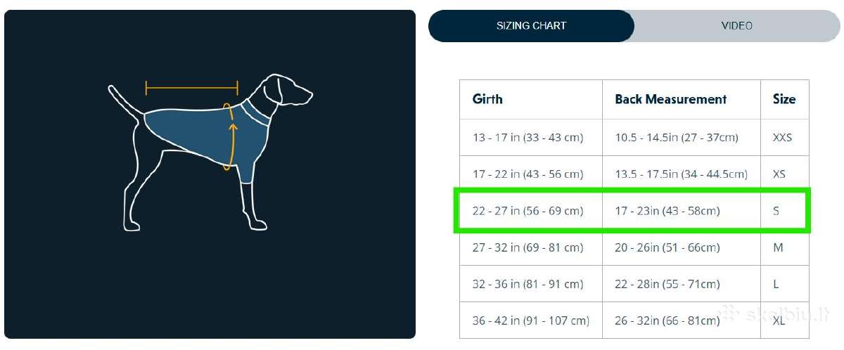 Striukė šuniui Ruffwear Powder Hound, S dydis - nuotraukos Nr. 12