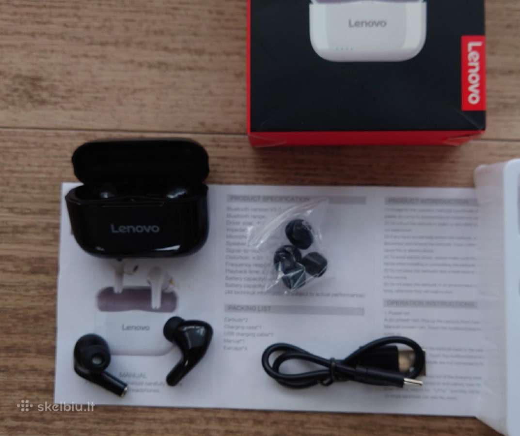 Belaidės ausinės Lenovo Livepods - nuotraukos Nr. 2