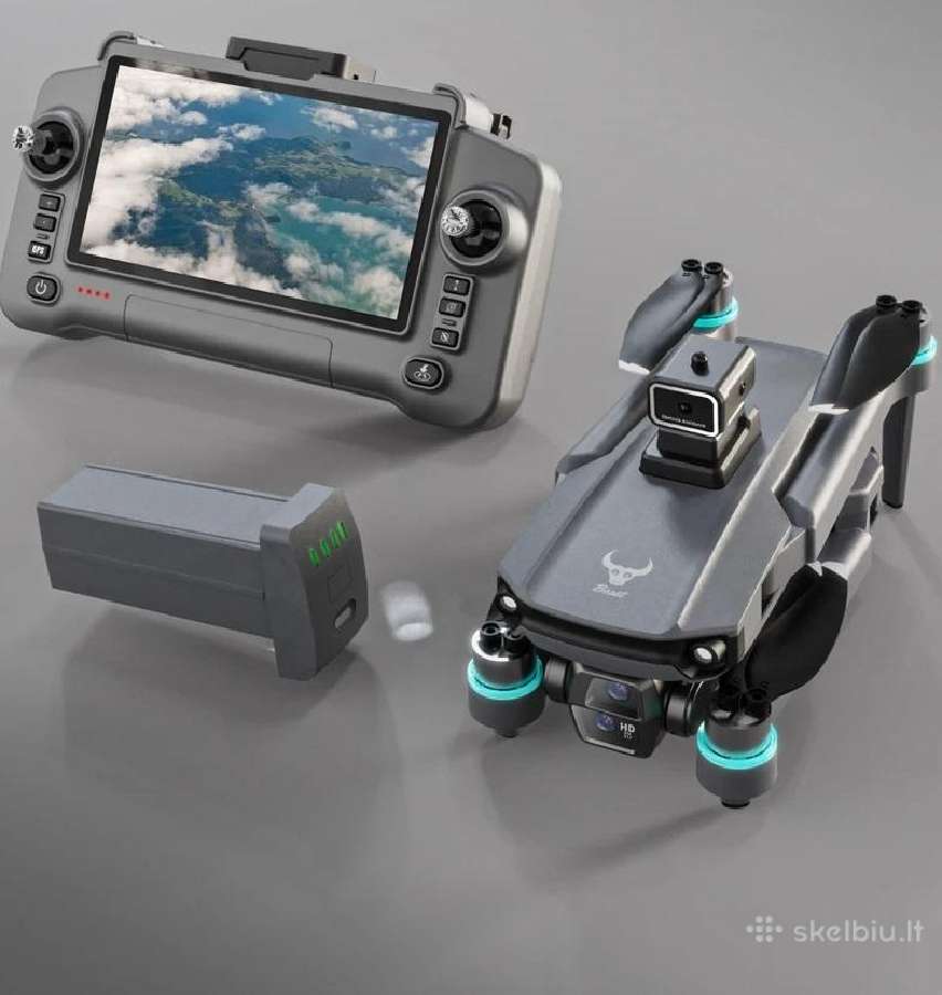 Dronas S603 Pro su liečiamu Ekranu, GPS ir WiFi - nuotraukos Nr. 2