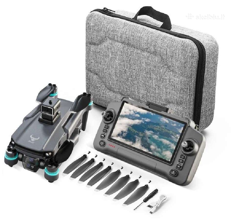Dronas S603 Pro su liečiamu Ekranu, GPS ir WiFi - nuotraukos Nr. 7