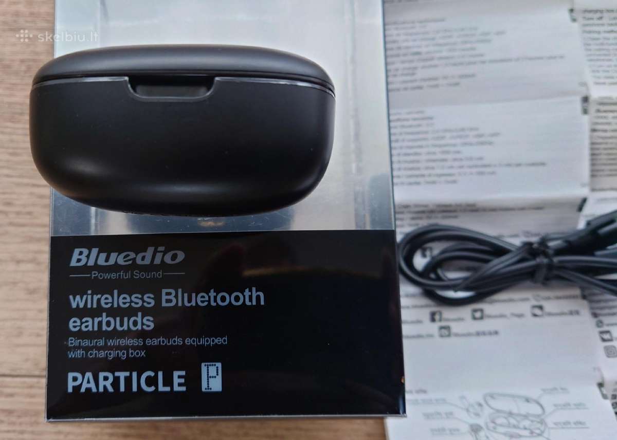 Belaidės ausinės Bluedio Particle - nuotraukos Nr. 3