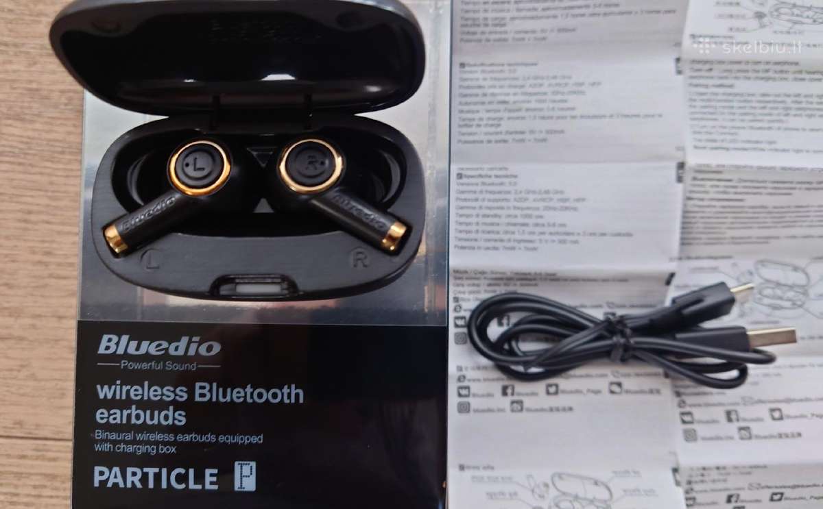 Belaidės ausinės Bluedio Particle - nuotraukos Nr. 2