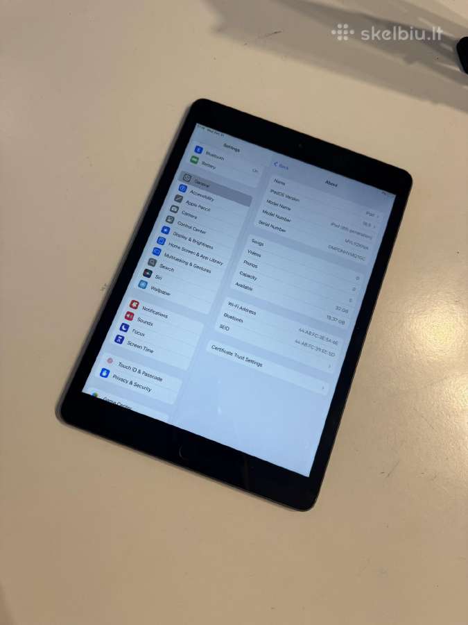Apple iPad 32gb 8-gen. wi-fi - nuotraukos Nr. 2
