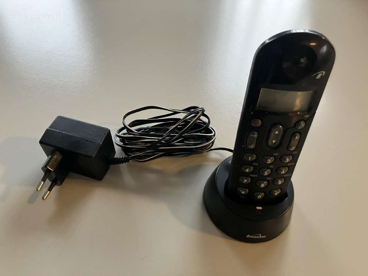 Nešiojamas laidinis telefonas Binatone