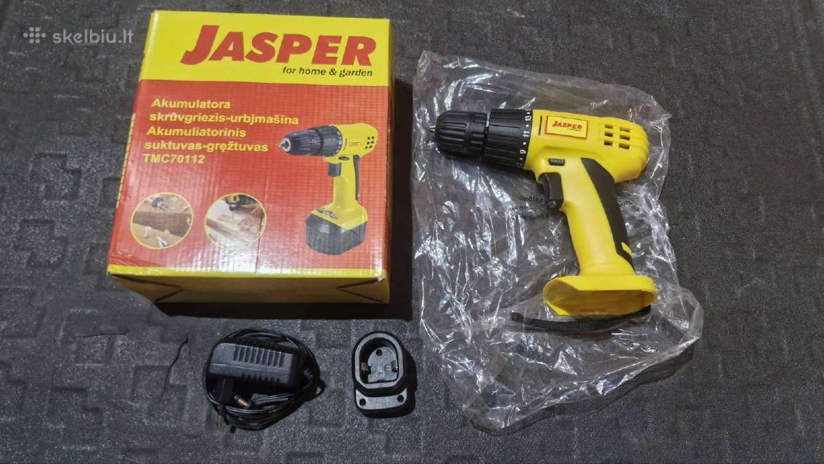 Jasper naujas akumuliatorinis suktuvas