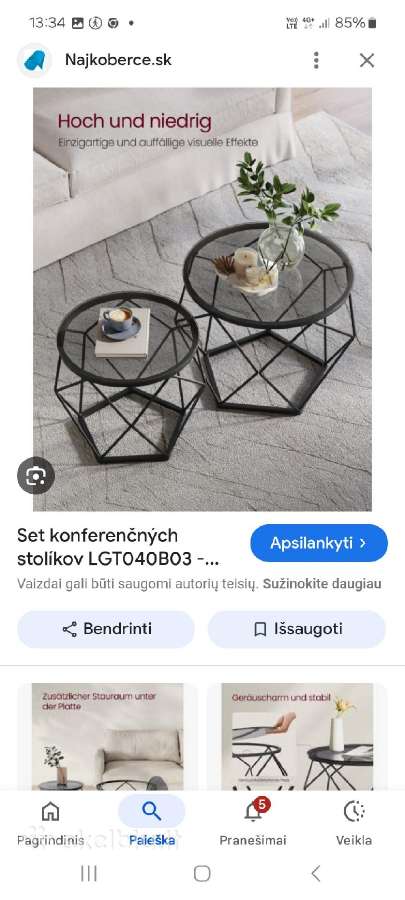 Kavos staliukai