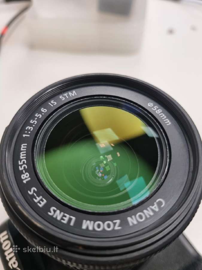 Canon EOS 600d fotoaparatas + 18-55mm objektyvu. - nuotraukos Nr. 3