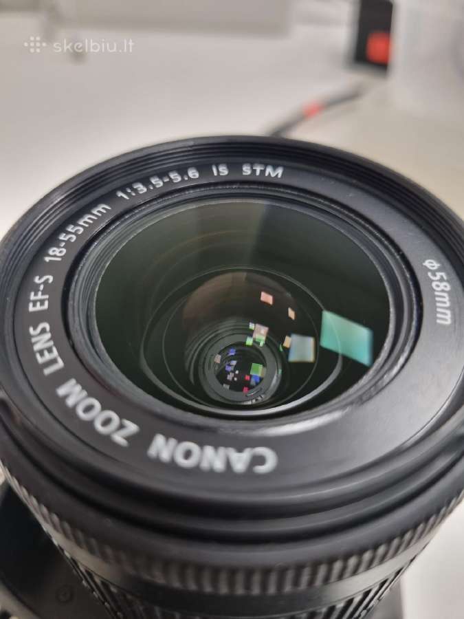 Canon EOS 600d fotoaparatas + 18-55mm objektyvu. - nuotraukos Nr. 4