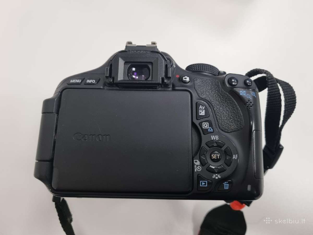 Canon EOS 600d fotoaparatas + 18-55mm objektyvu. - nuotraukos Nr. 5