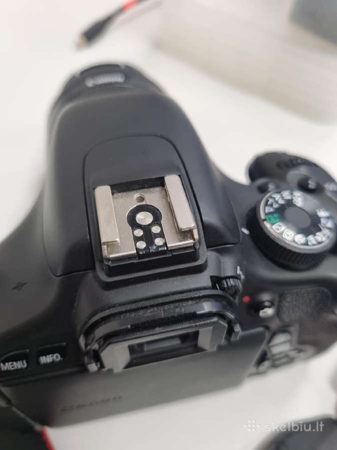 Canon EOS 600d fotoaparatas + 18-55mm objektyvu. - nuotraukos Nr. 7