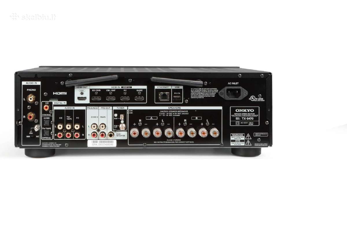 Onkyo Tx-8470 stereo 2.1 stiprintuvas naujas - nuotraukos Nr. 13