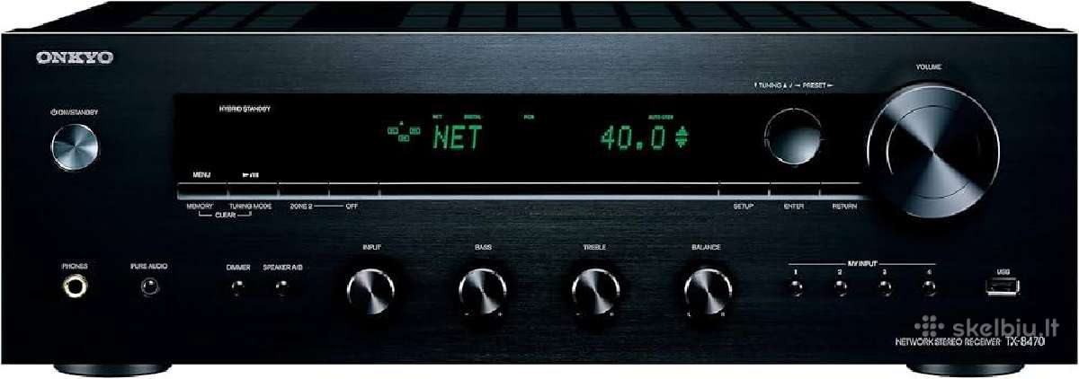 Onkyo Tx-8470 stereo 2.1 stiprintuvas naujas - nuotraukos Nr. 3