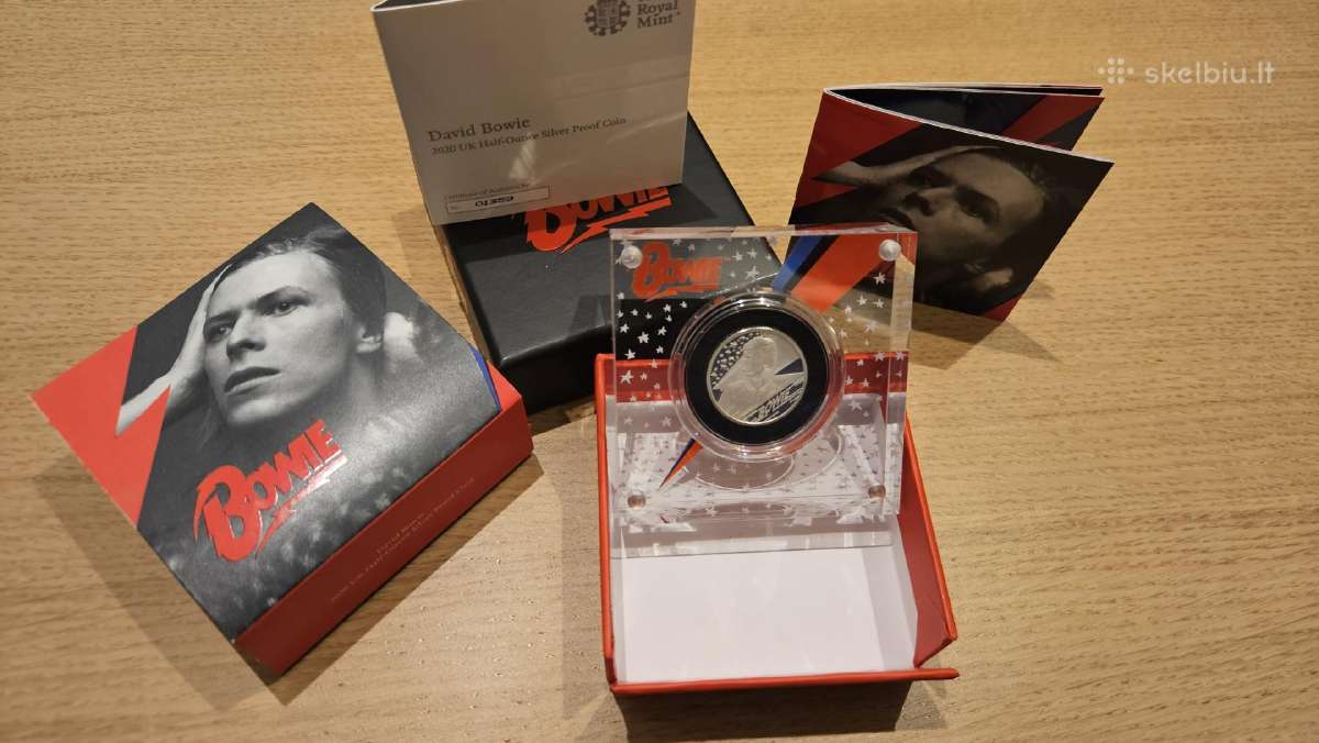 David Bowie 2020 UK Half Ounce Silver Proof Coin