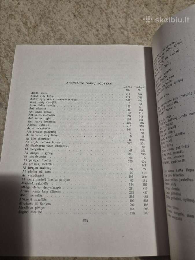 Knyga Lietuvių liaudies dainos - nuotraukos Nr. 6