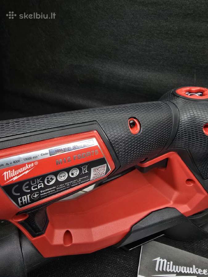 Milwaukee akumuliatoriniai ekscentriniai slifuokli - nuotraukos Nr. 8
