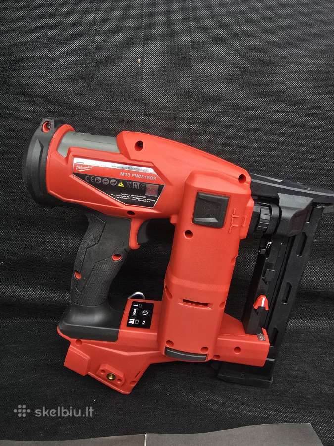 Akumuliatorinė smeigiakalė Milwaukee M12 Fcn18gs-0 - nuotraukos Nr. 16