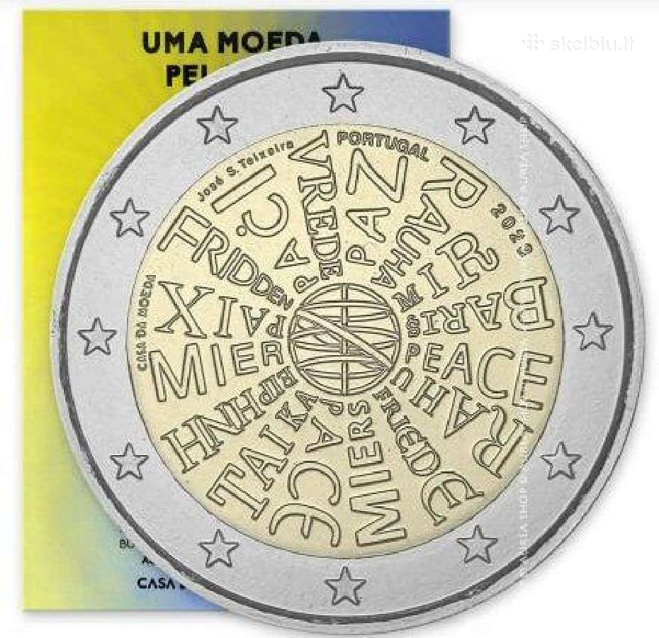Portugalijos proginės 2 euro moneta
